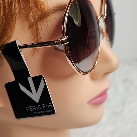 Perverse Polycarbonate Xanadu UNISEX Sunnies, NEW Round John Lennon Shape - Picture 7 of 14